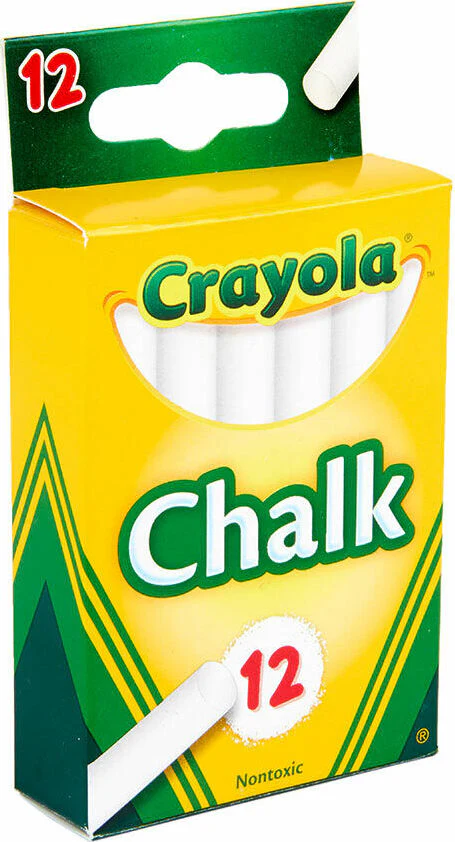 Crayola White Chalk - 12 Count - Image 3
