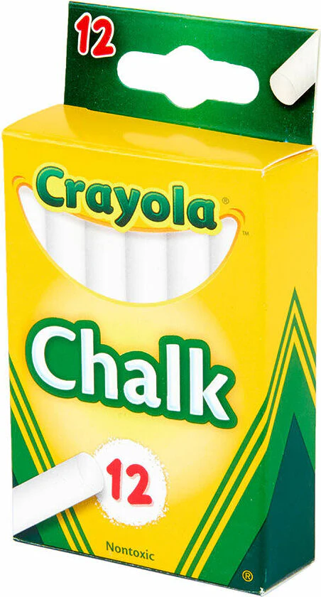 Crayola White Chalk - 12 Count - Image 4