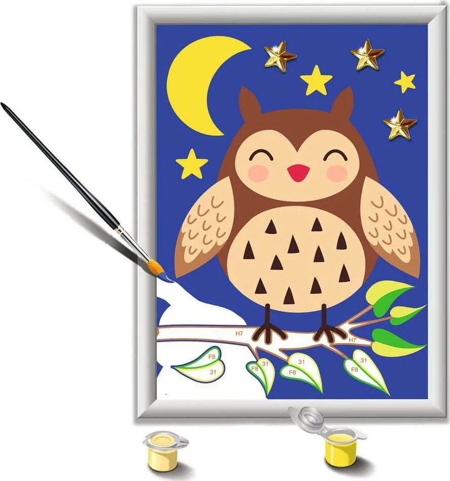CreArt: Cute Owl 5x7 - Image 4