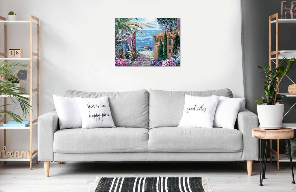 CreArt CV: Mediterranean Landscape 12x16 - Image 3