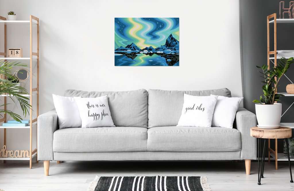 CreArt CV: Northern Lights 12x16 - Image 3