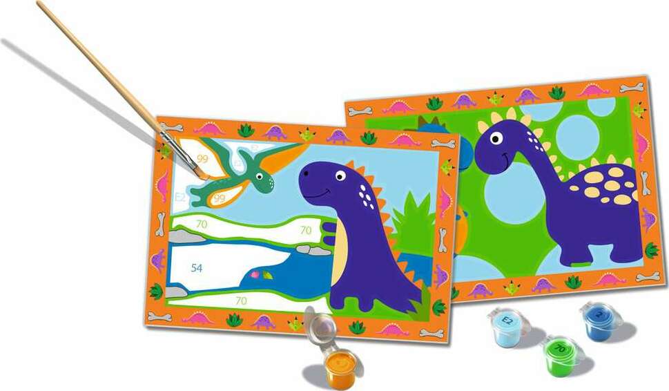 CreArt Jr: Paint-By-Number - Land of the Dinosaurs (2 images) - Image 4