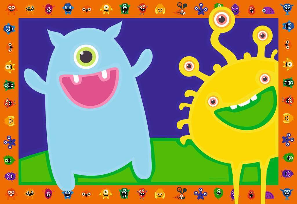 CreArt Jr:  Paint-By-Number - Silly Monsters (2 images) - Image 3