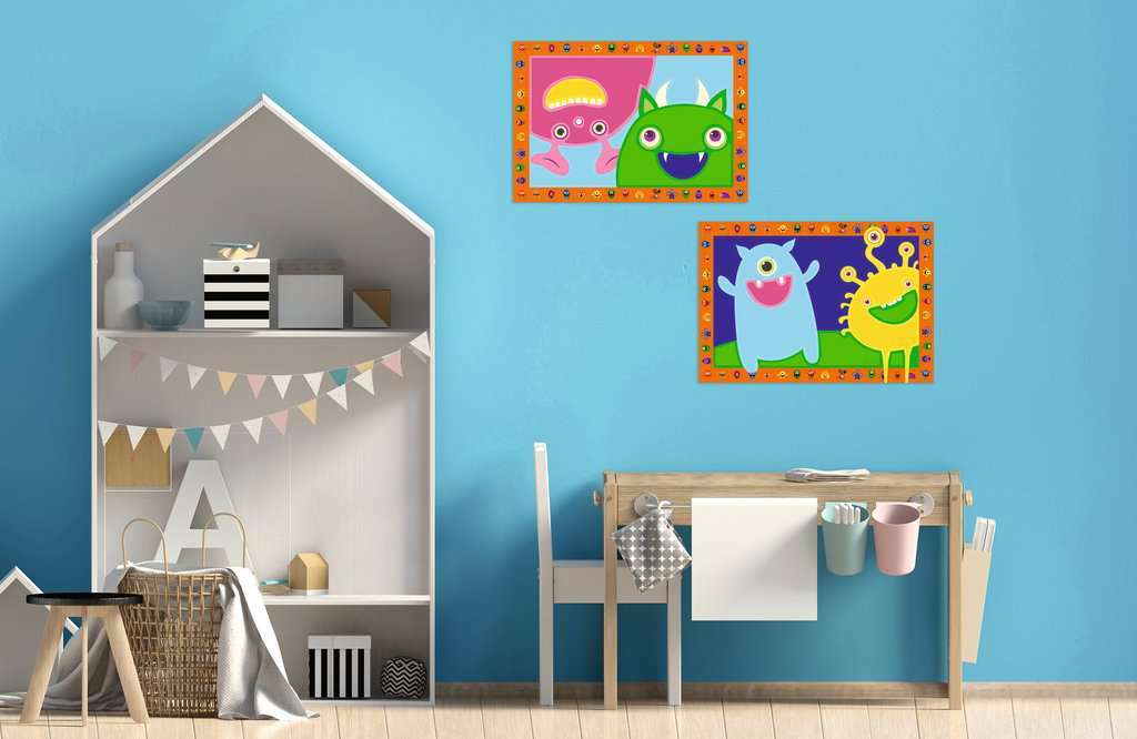 CreArt Jr:  Paint-By-Number - Silly Monsters (2 images) - Image 5