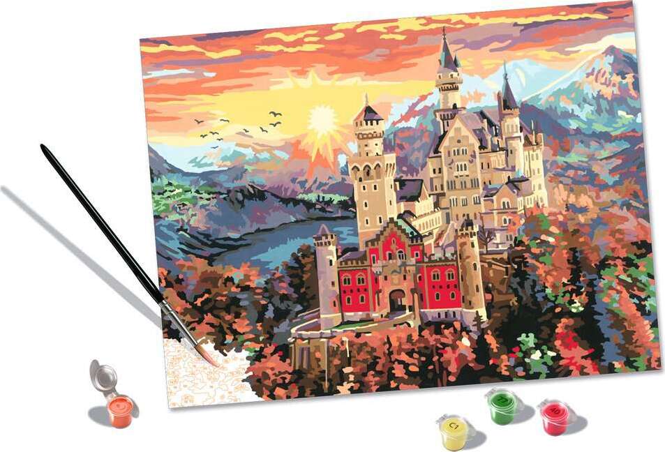 CreArt: Paint-By-Number Fairytale Castle 12x16 - Image 3