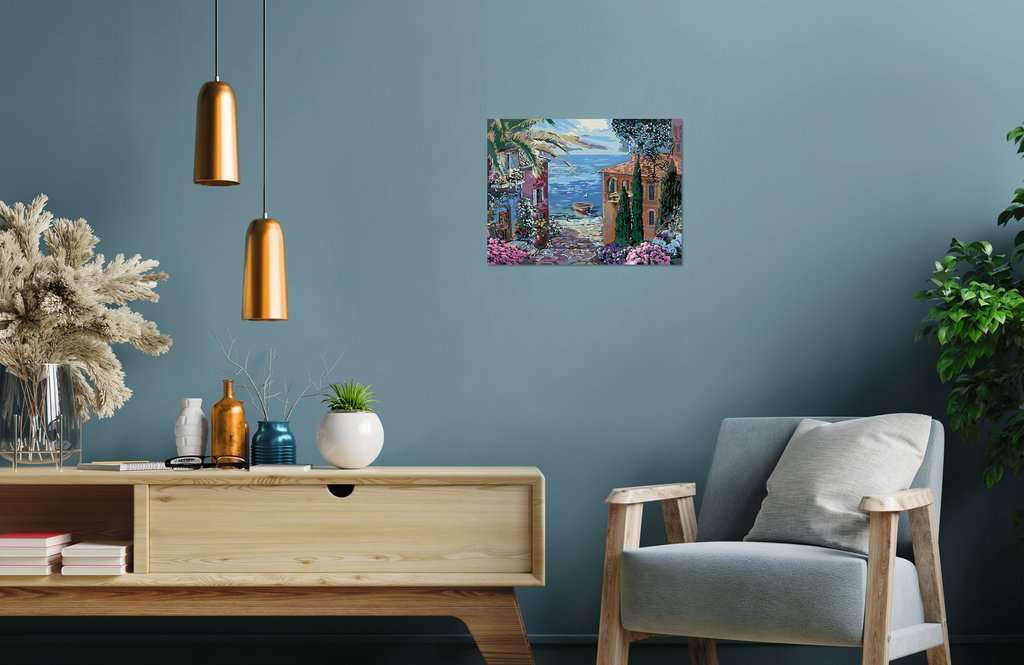 CreArt: Paint-By-Number Mediterranean Flair 12x16 - Image 4