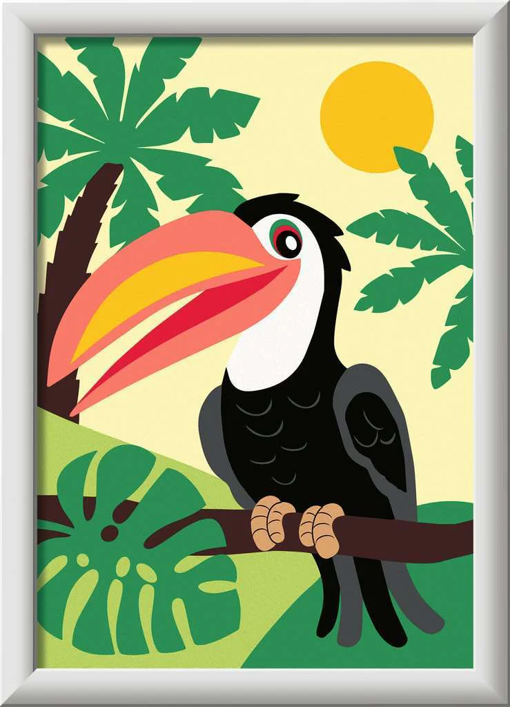 CreArt: Toucan In Jungle 5x7 - Image 2