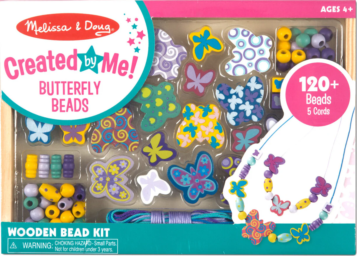 Created by Me! Butterfly Beads Wooden Bead Kit - Image 2