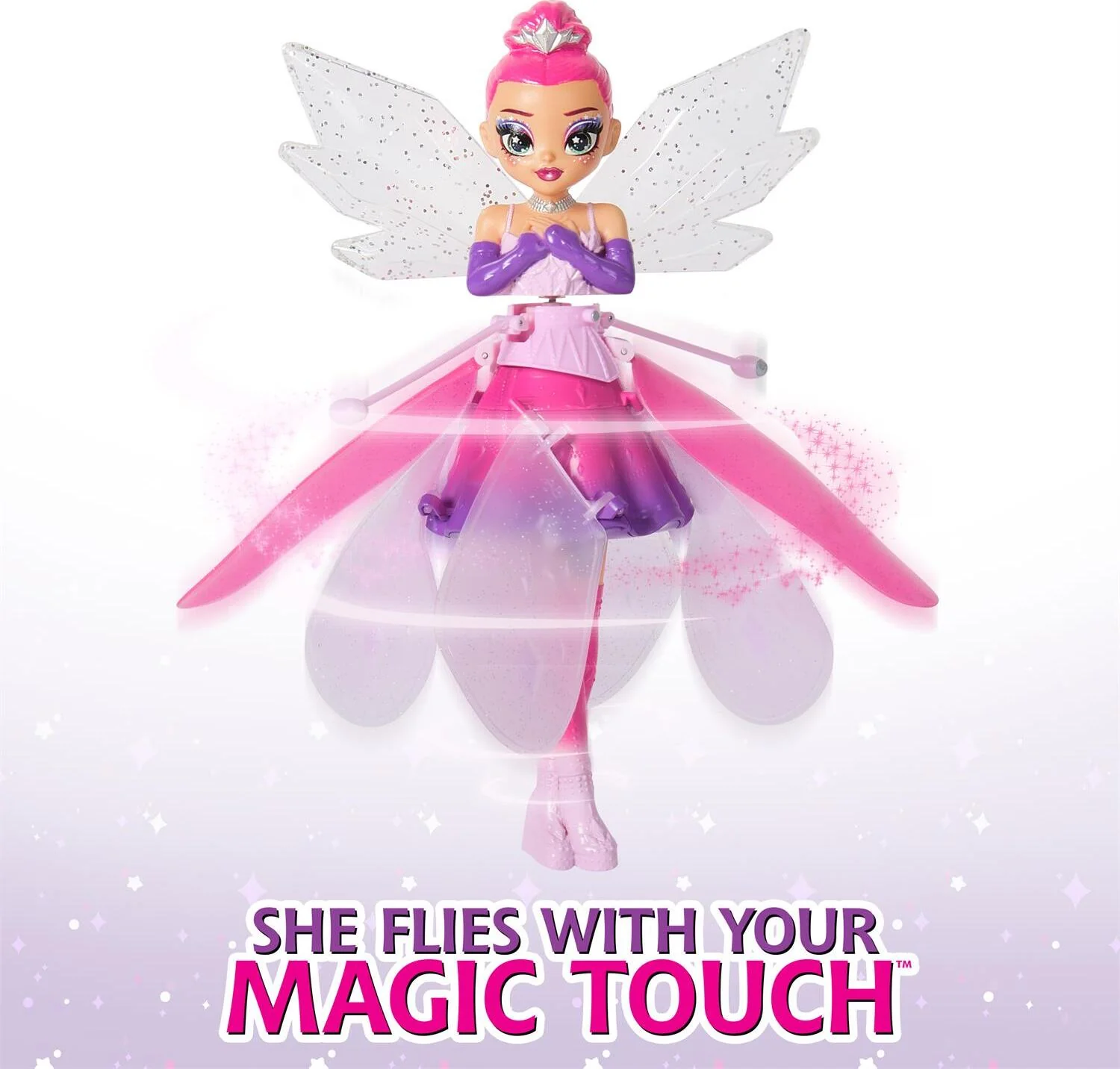 Crystal Flyers Magical Flying Toy Doll - Image 2