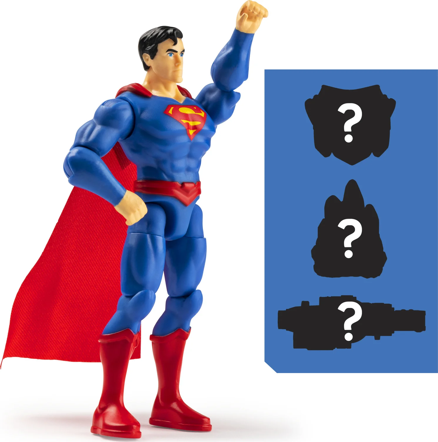 DC Comics, 4-Inch SUPERMAN Action Figure with 3 Mystery Accessories, Adventure 1 - Image 2