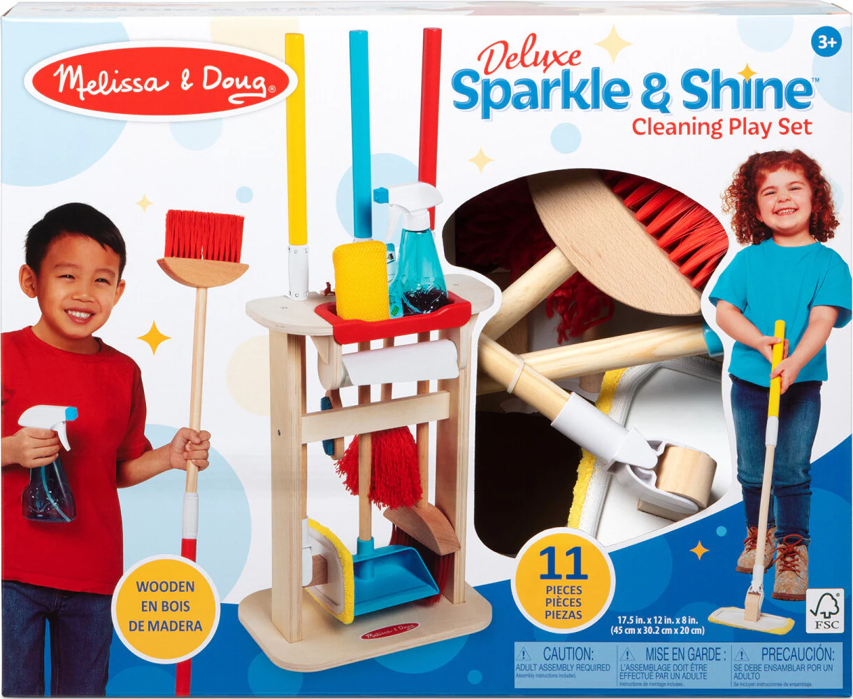 Deluxe Sparkle & Shine Cleaning Play Set - Image 3