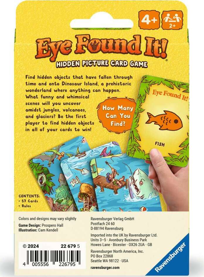 Dinosaur Island Eye Found It! Card Game - Image 2