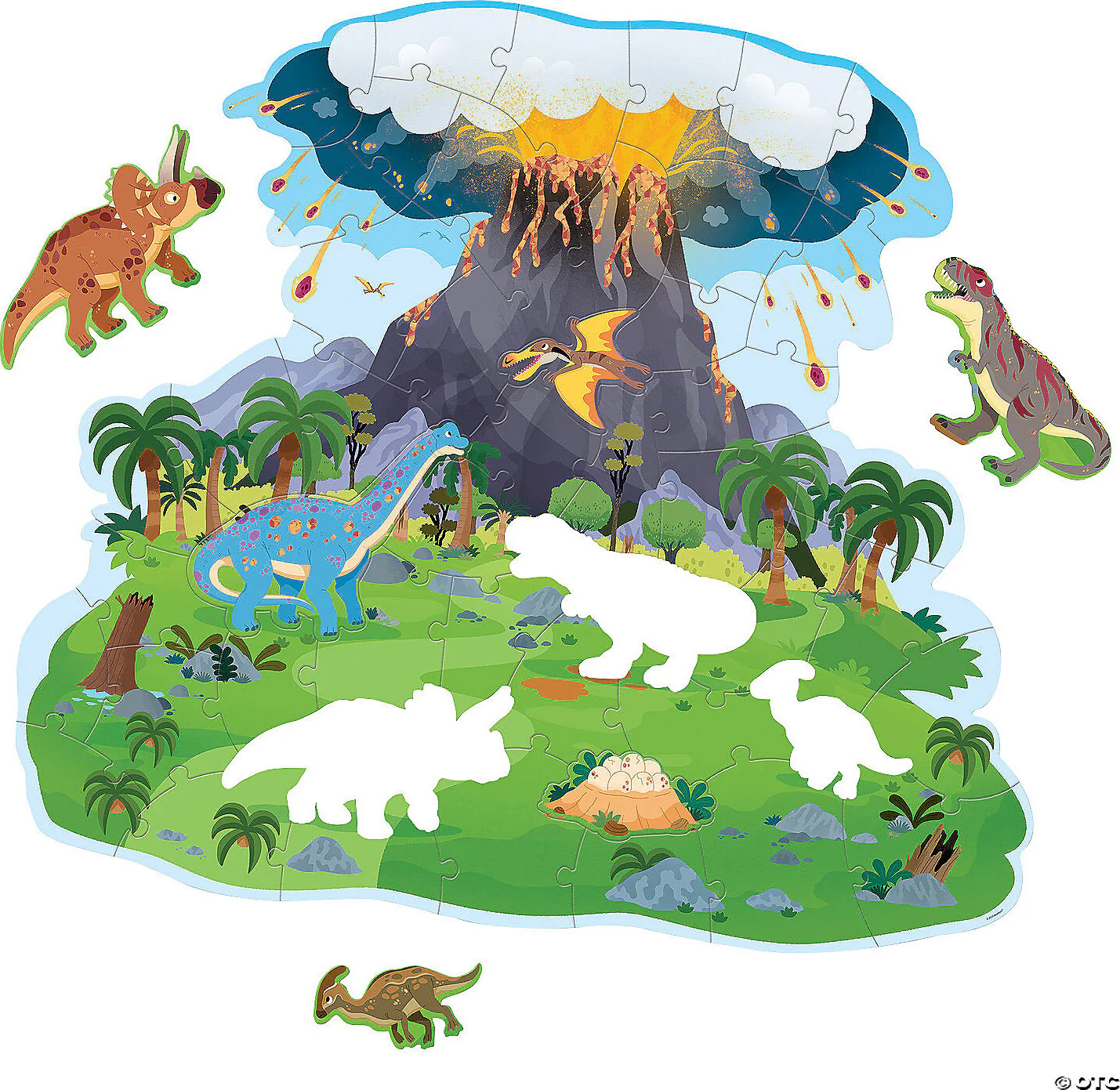 Dinosaur Island Floor Puzzle - Image 2