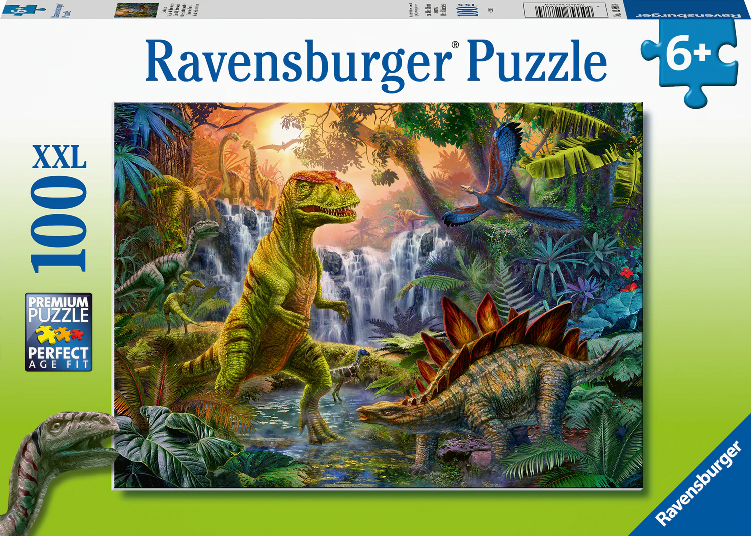 Dinosaur Oasis (100 pc Puzzle) - Image 2