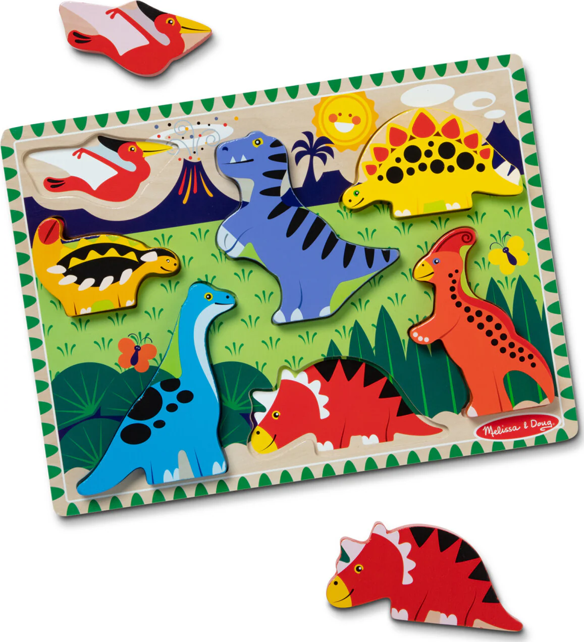 Dinosaurs Chunky Puzzle - 7 Pieces - Image 4