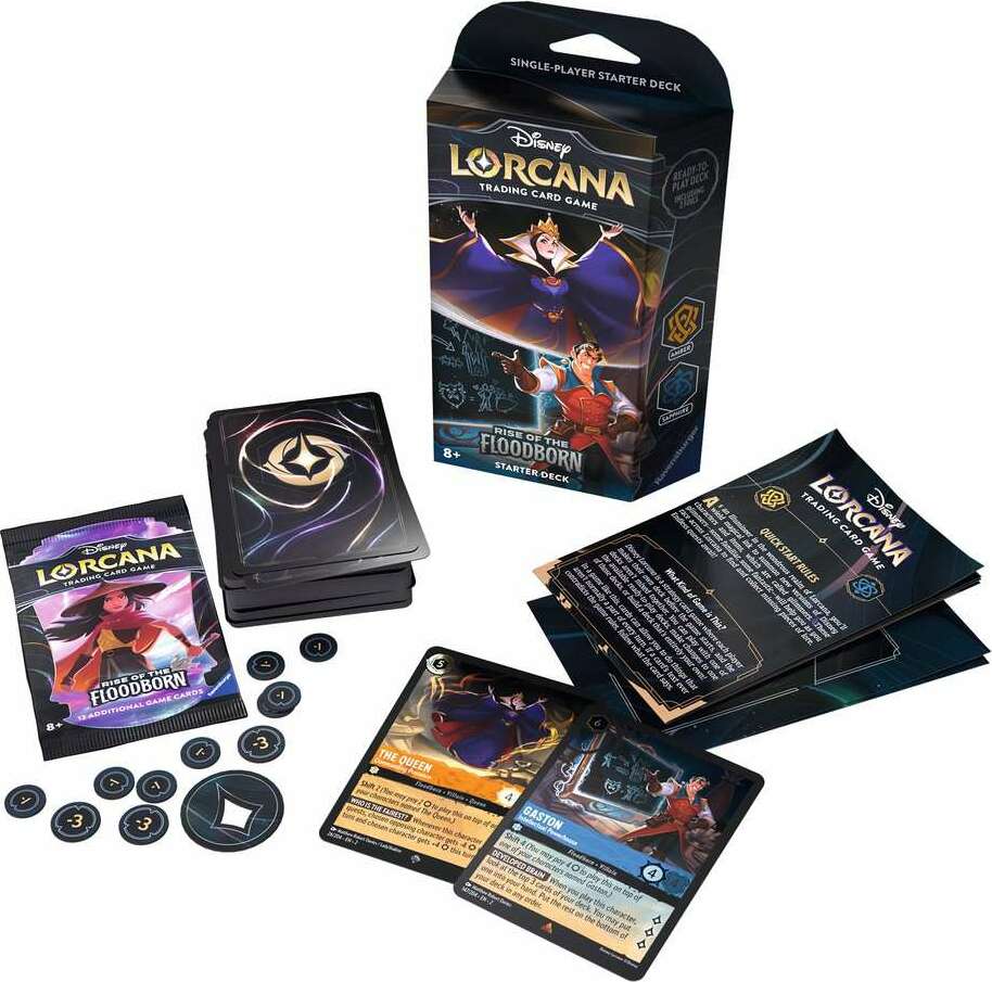 Disney Lorcana: Rise of the Floodborn TCG Starter Deck Amber and Sapphire - Image 2