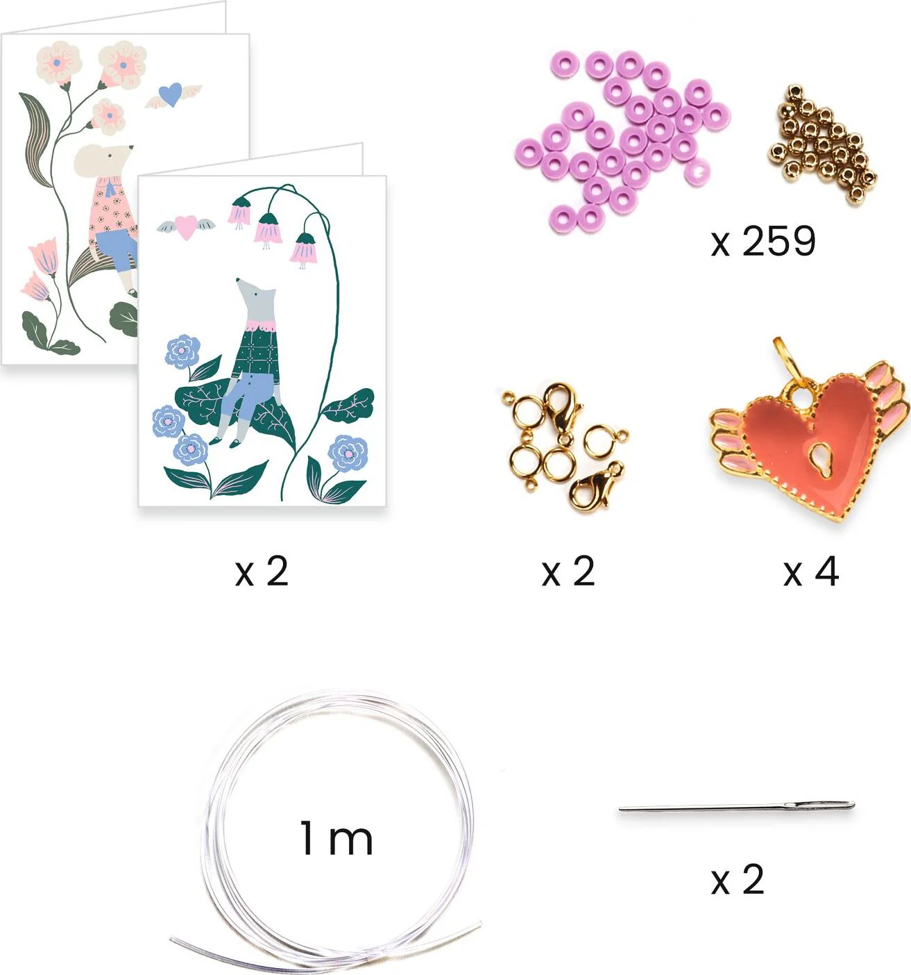 DJECO Heart Heishi Beads & Jewelry - Image 3