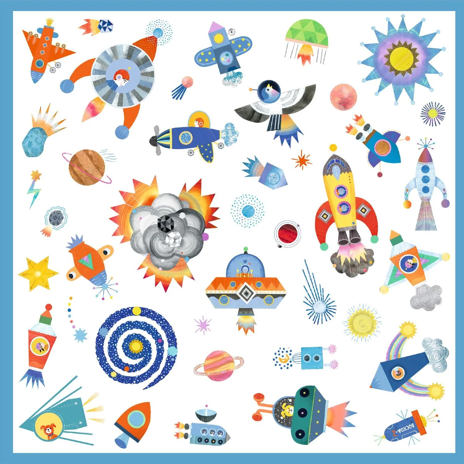 DJECO Interstellar Sticker Sheets - Image 2