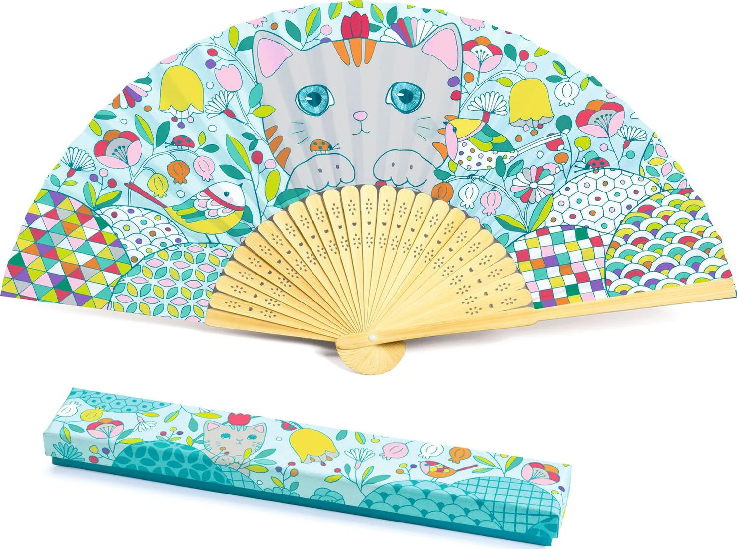 DJECO Koneko DIY Fan and Case Craft Kit - Image 4