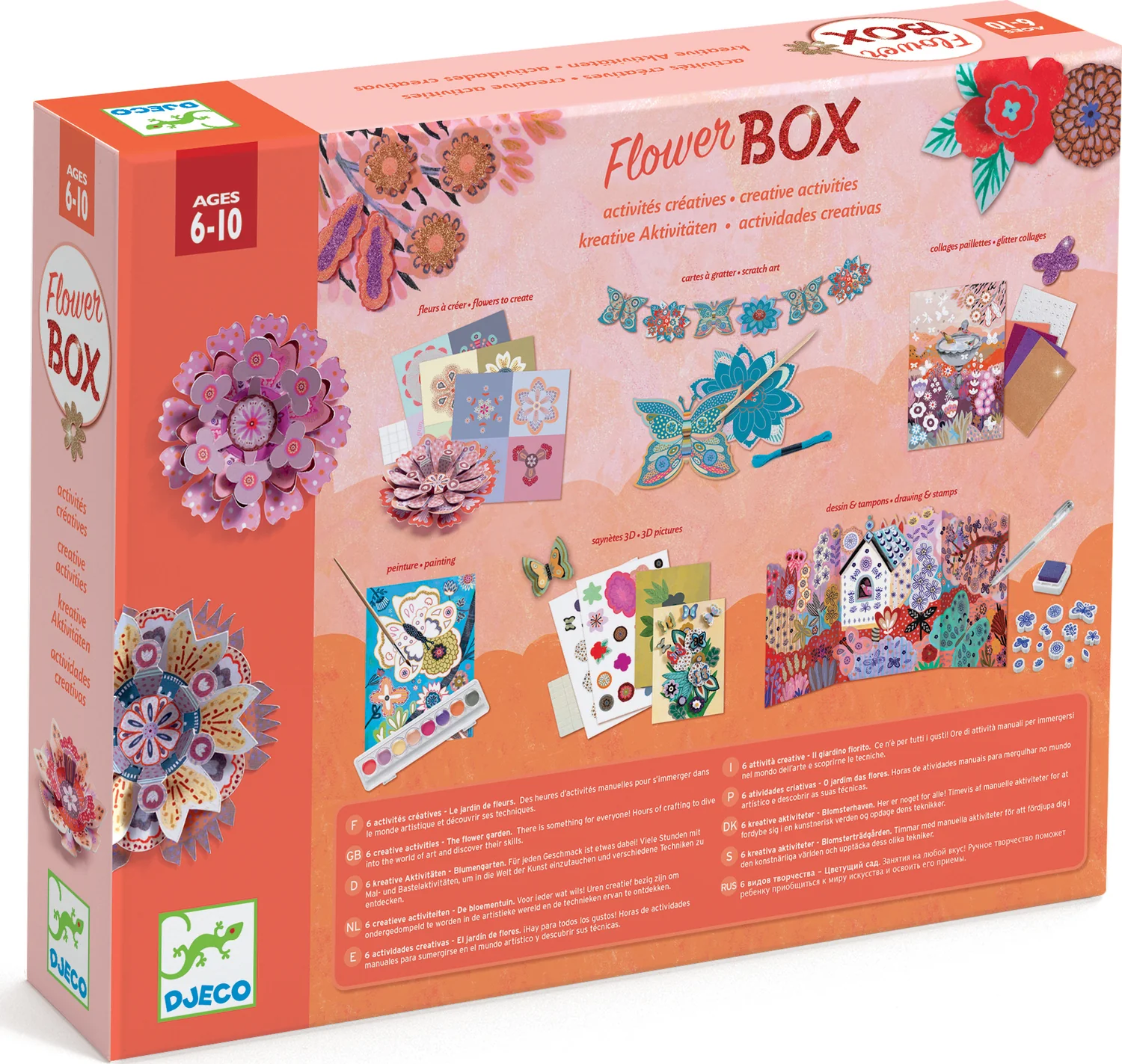 Djeco The Flower Garden Mulit-Activity Craft Kit - Image 3