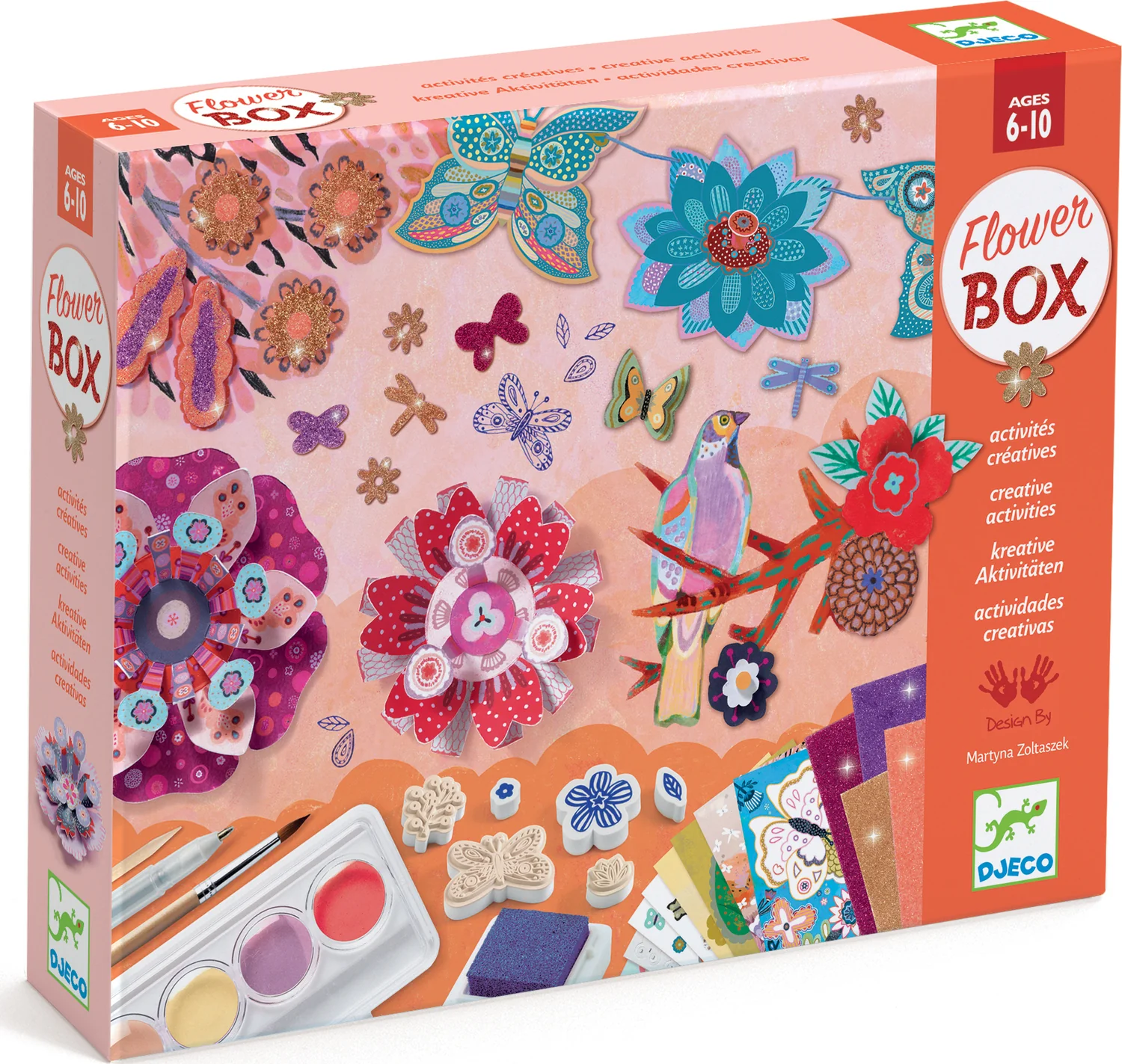 Djeco The Flower Garden Mulit-Activity Craft Kit - Image 4