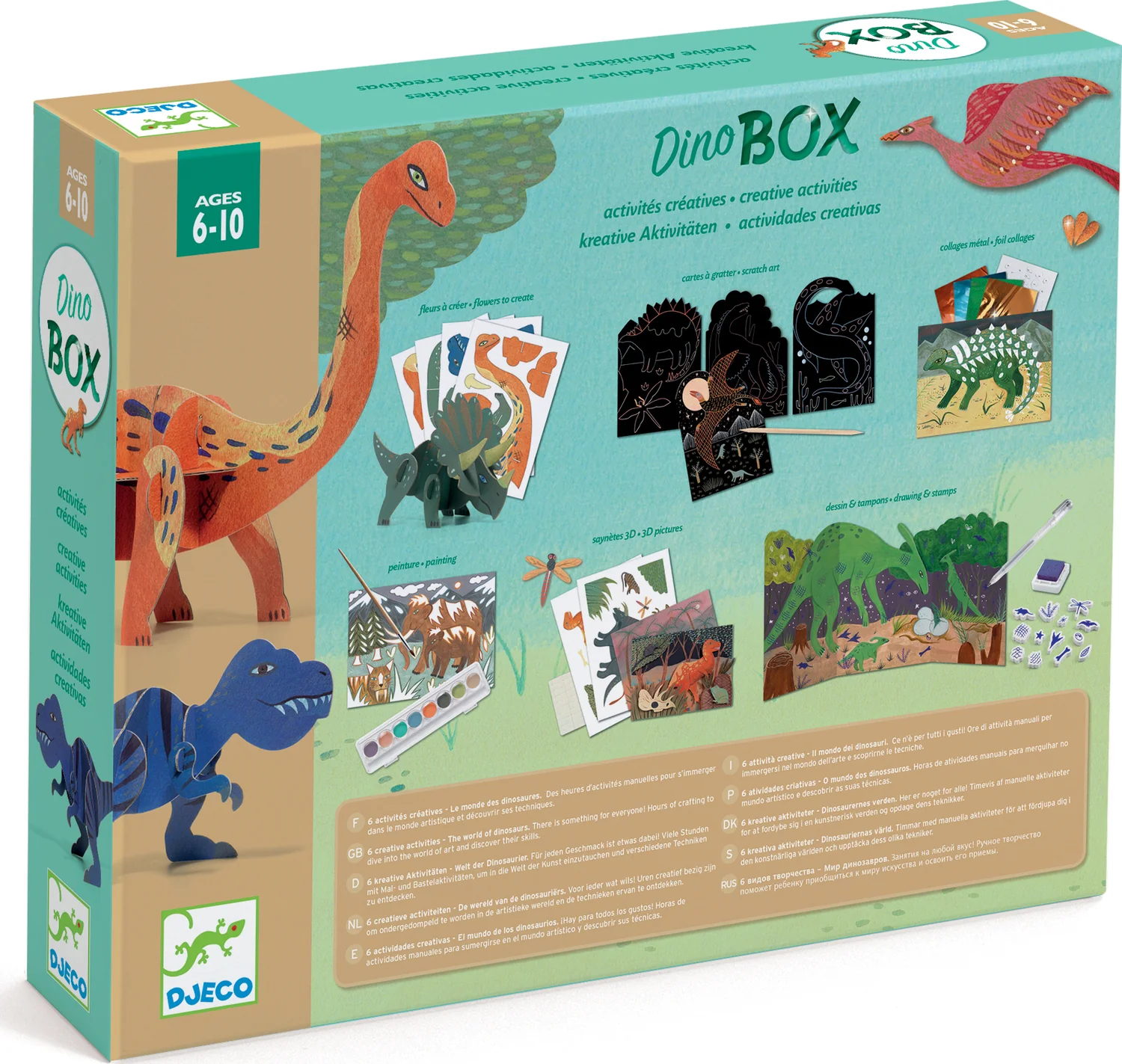 Djeco The World Of Dinosaurs Multi-Activity Craft Kit - Image 2