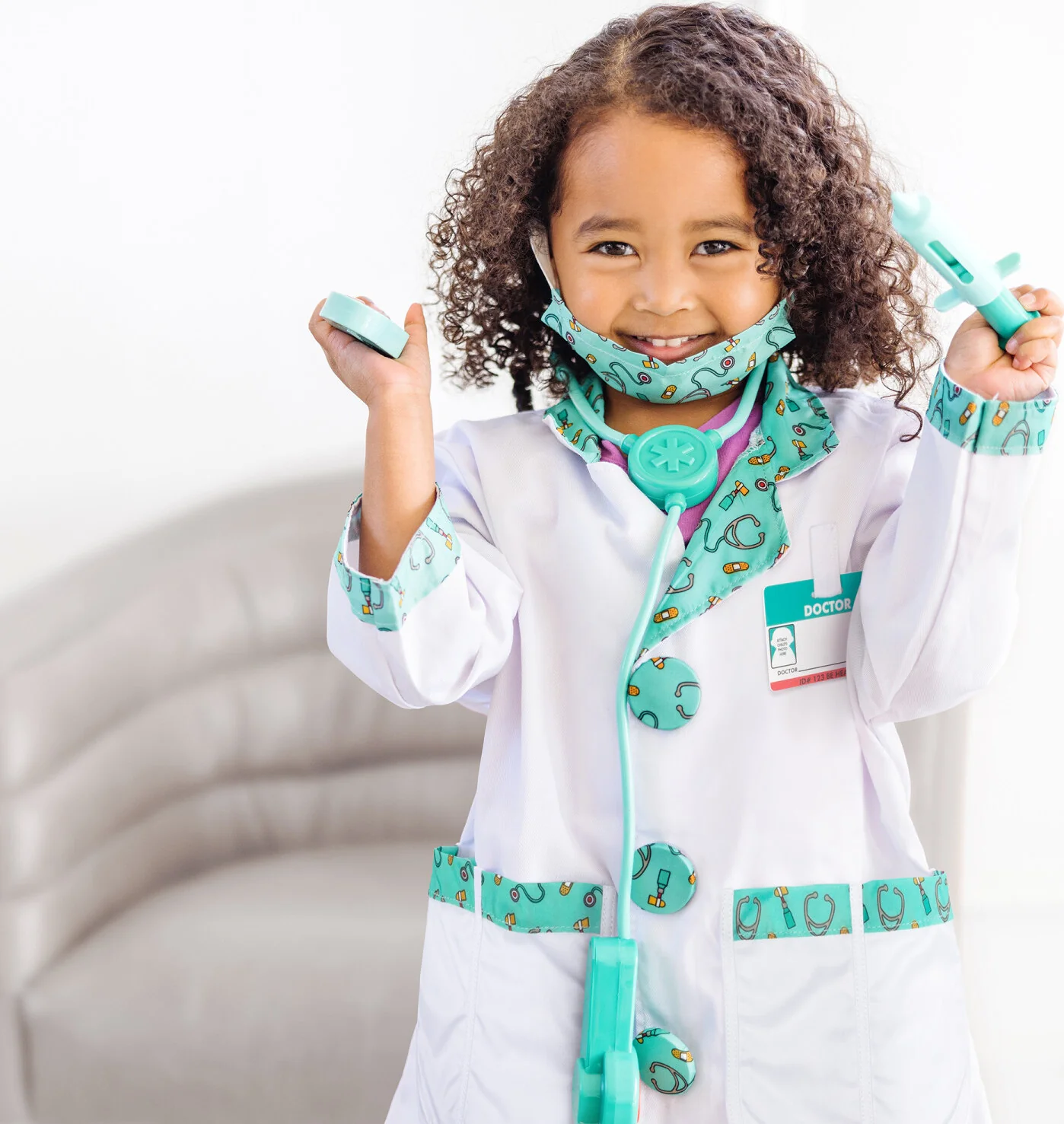 Doctor Role Play Costume Set - Image 3