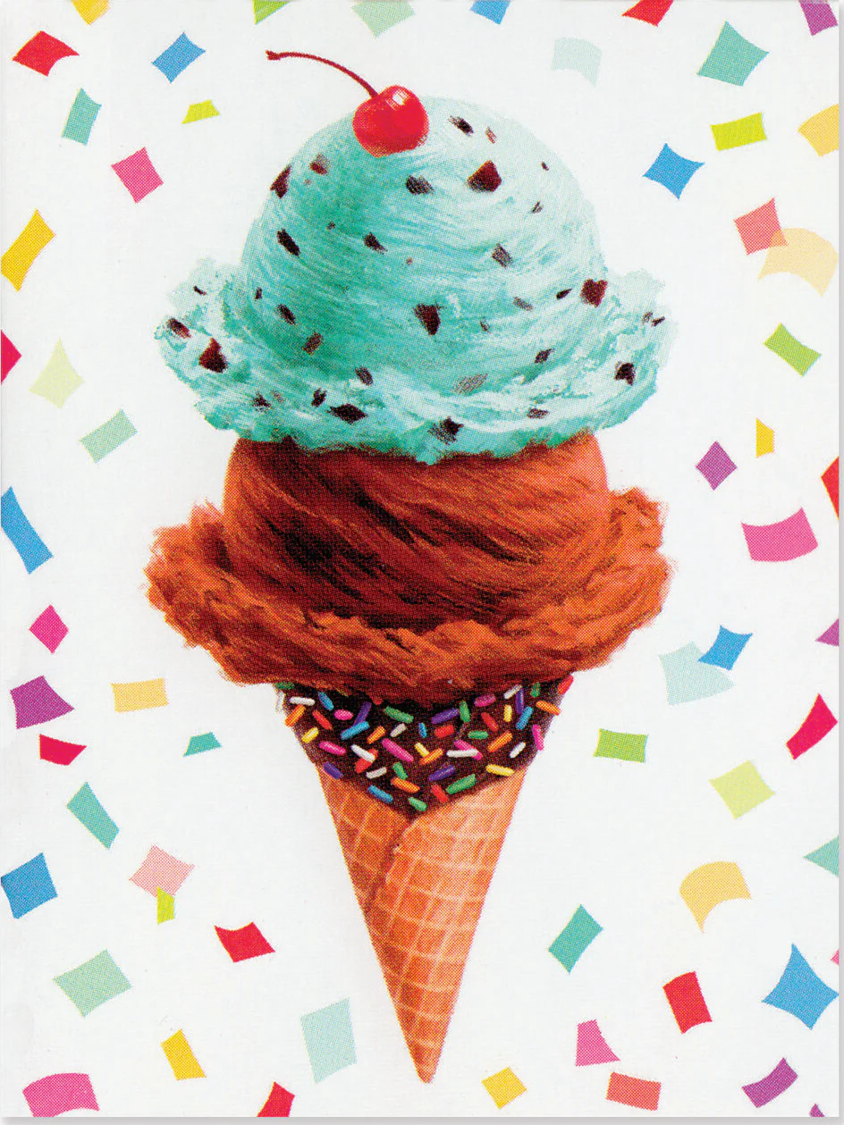Double Scoop Gift Enclosure Card