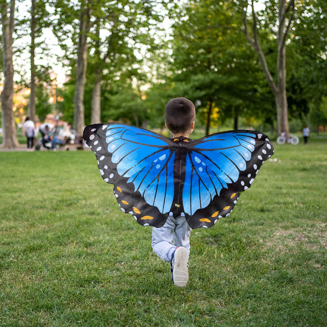 Dress Up Morpho Butterfly Wings (Blue) - Image 2