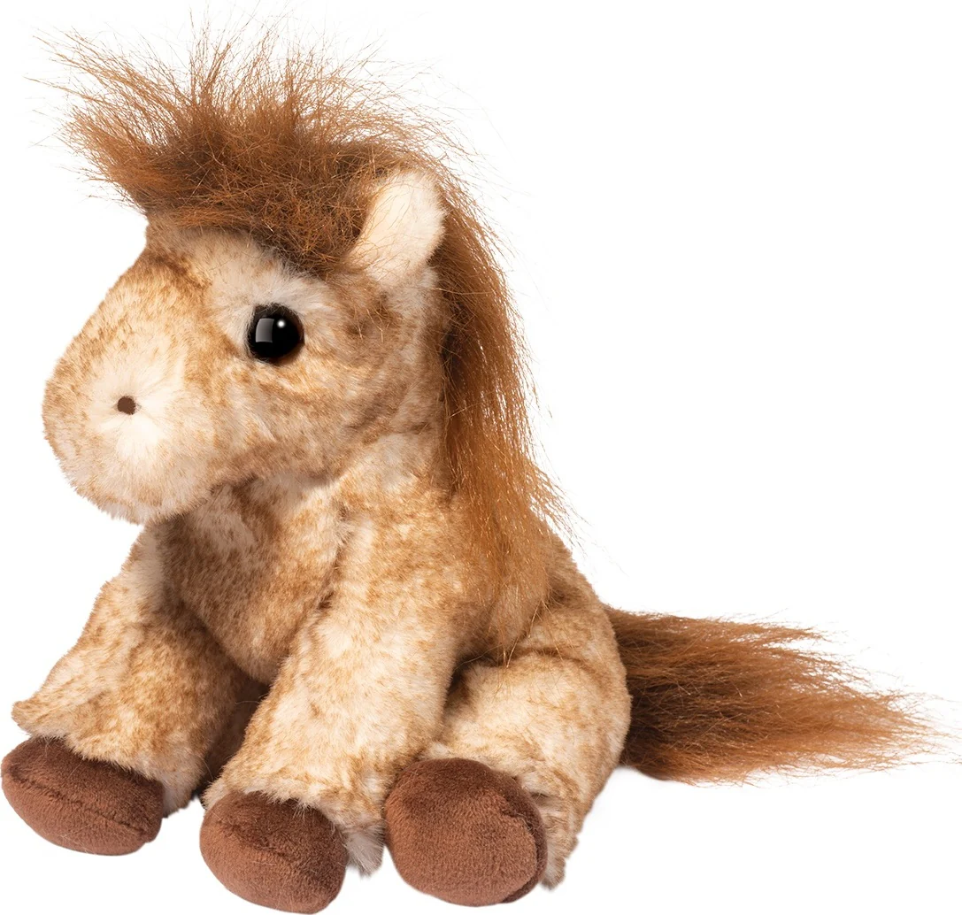 Dustie Tan Tipped Horse Mini Soft