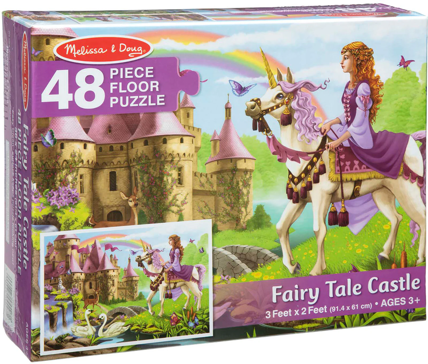 Fairy Tale Castle Floor Puzzle - 48 Pieces