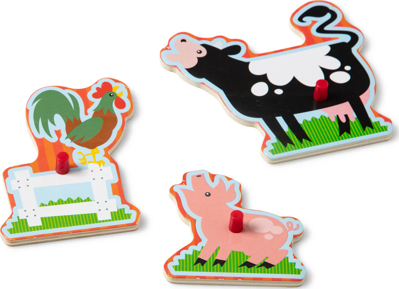 Farm Animals Sound Puzzle - 8 Pieces - Image 3