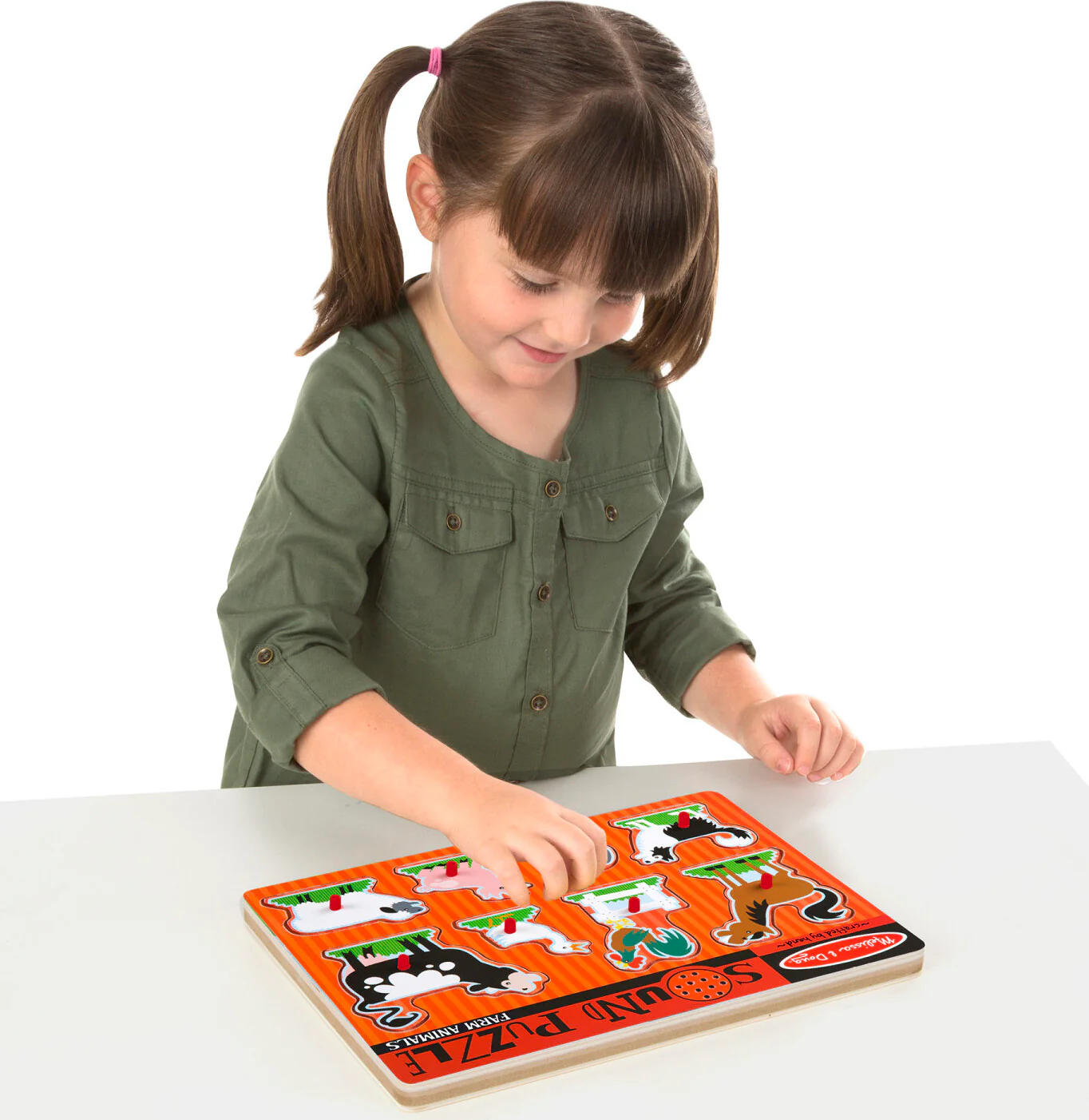 Farm Animals Sound Puzzle - 8 Pieces - Image 4