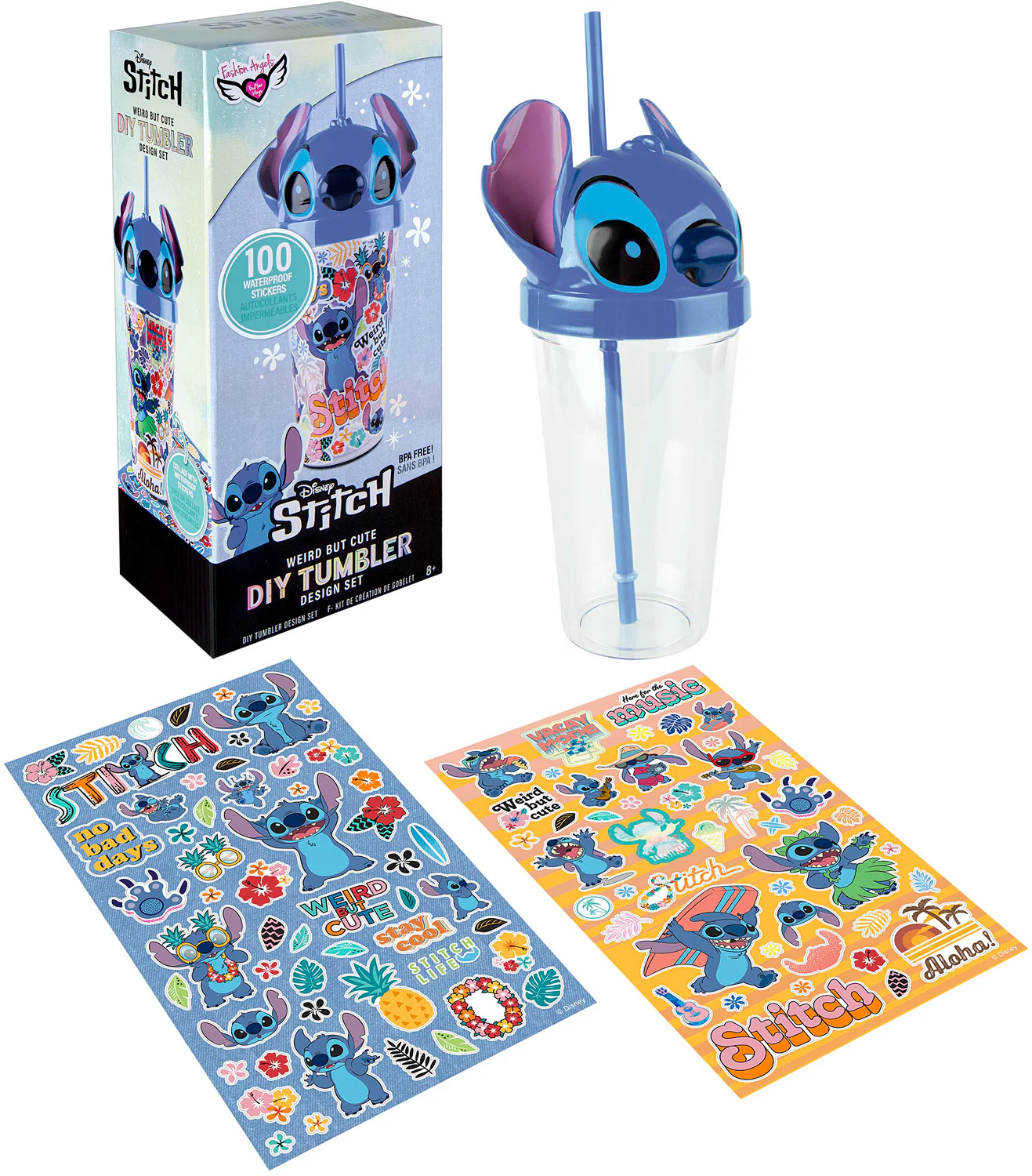 Fashion Angels Disney Stitch DIY Tumbler Design Set - Image 2
