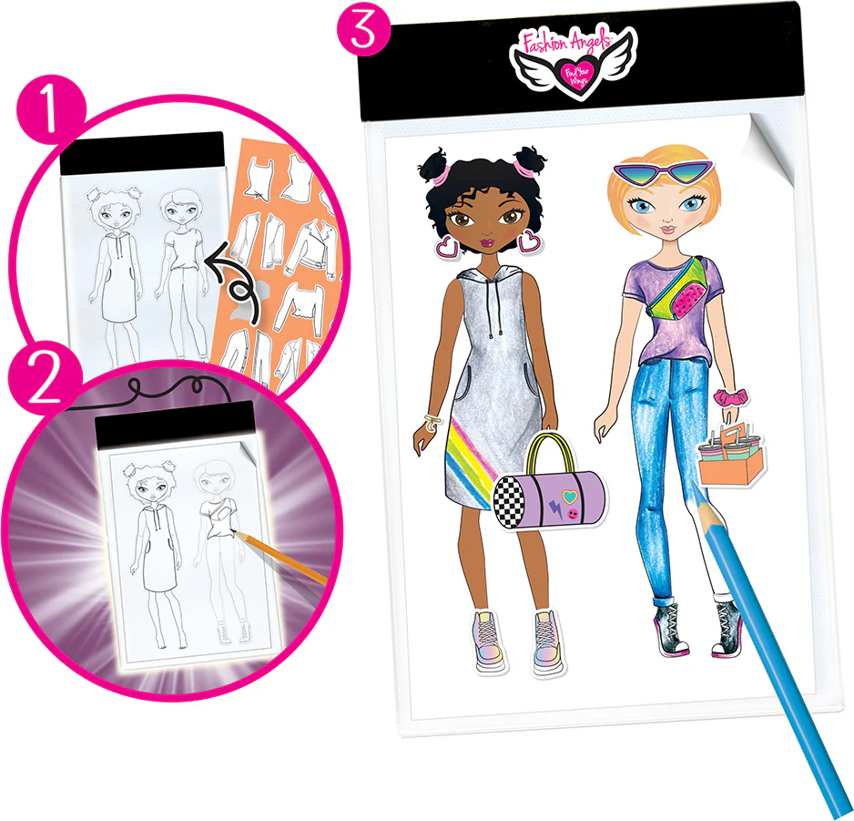 Fashion Design Light Pad Sketch Set - Image 2