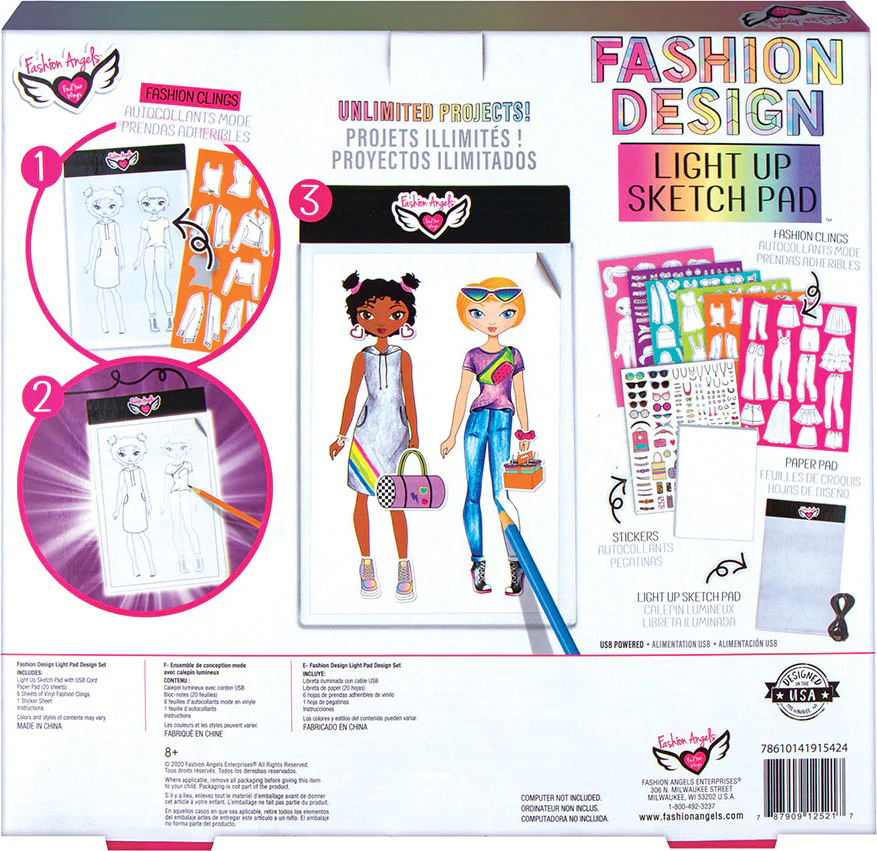 Fashion Design Light Pad Sketch Set - Image 4