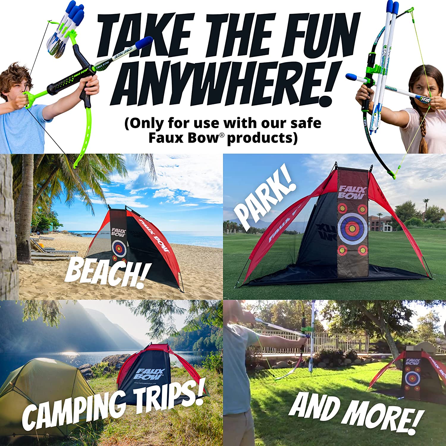 Faux Bow Target Tent - Image 6