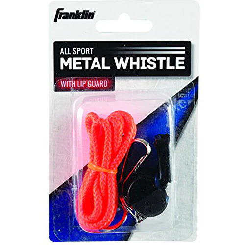 Franklin Sports All-Sport Metal Whistle with Lip Guard - Image 2