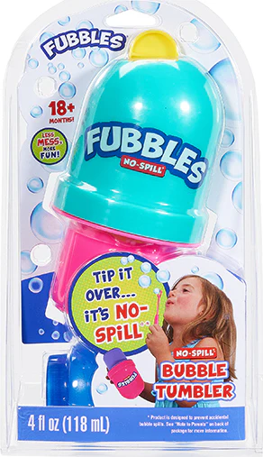 Fubbles No Spill Bubble Tumbler (Assorted Colors) - Image 2
