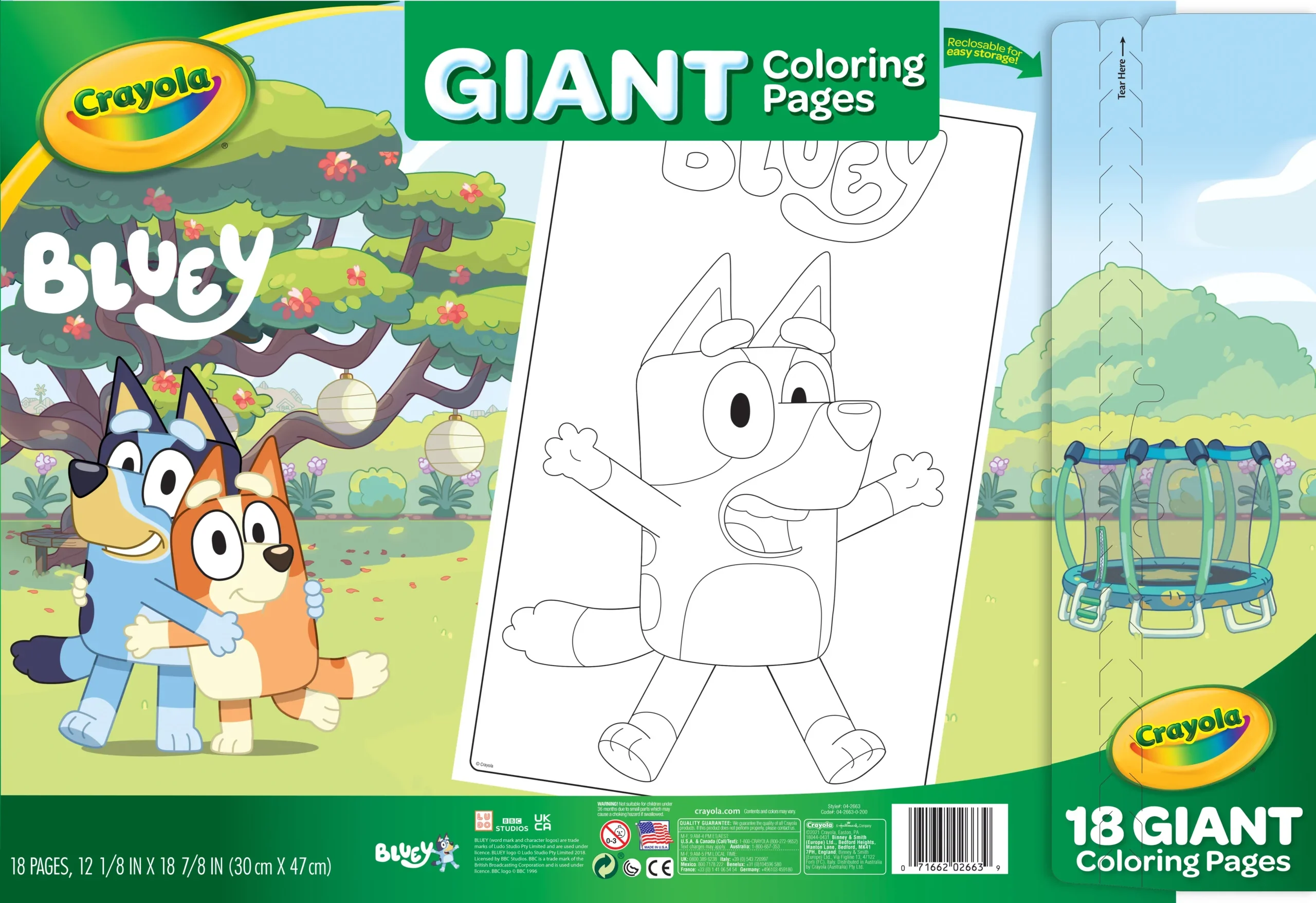 Giant Coloring Pages - Bluey - Image 2