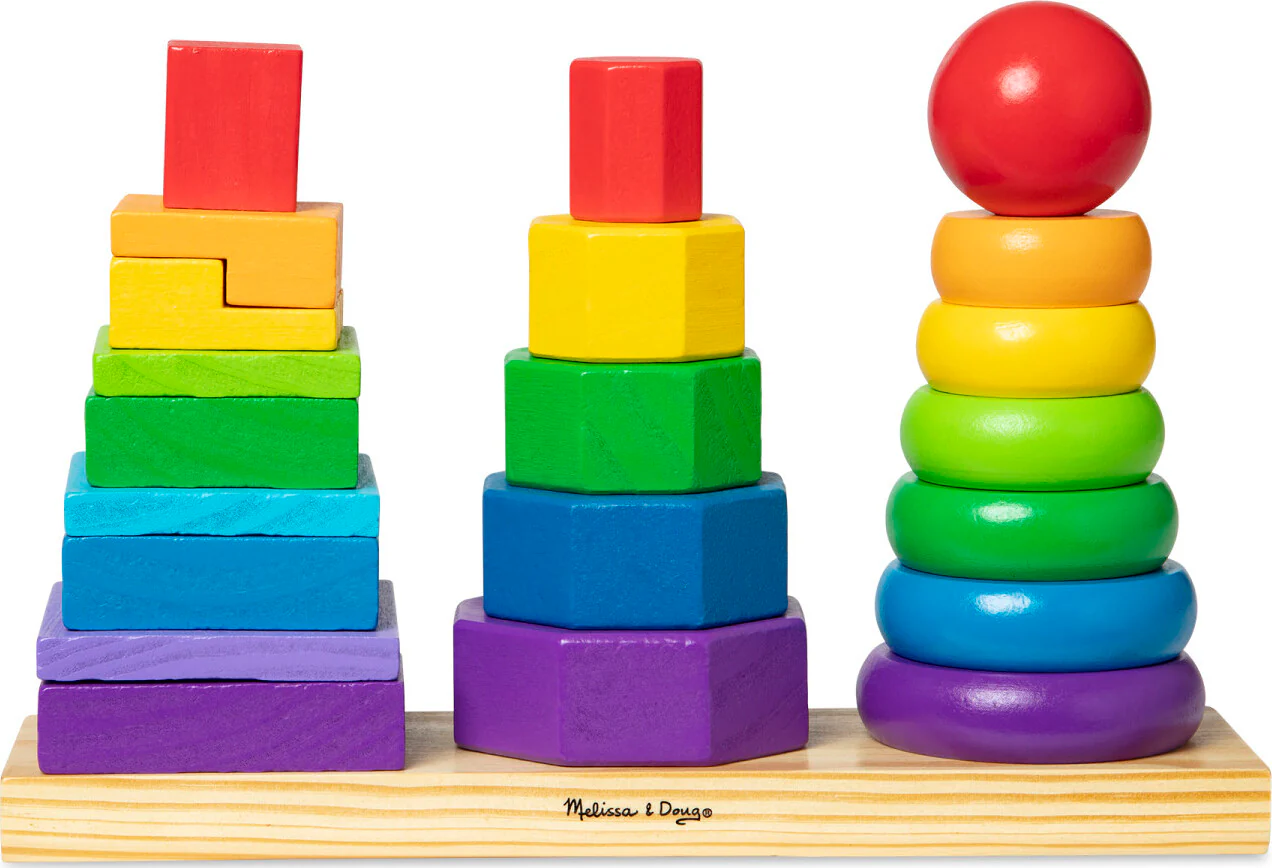 Geometric Stacker Toddler Toy - Image 2