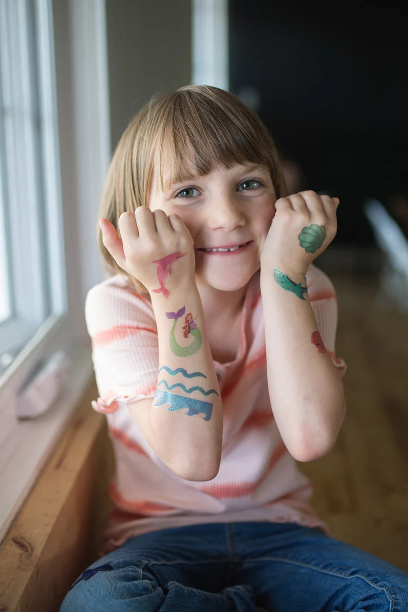 Great Pretenders Mermaid Temporary Tattoos - Image 3