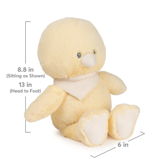 GUND 100 Recycled Duckling Yellow 13 in - Image 3