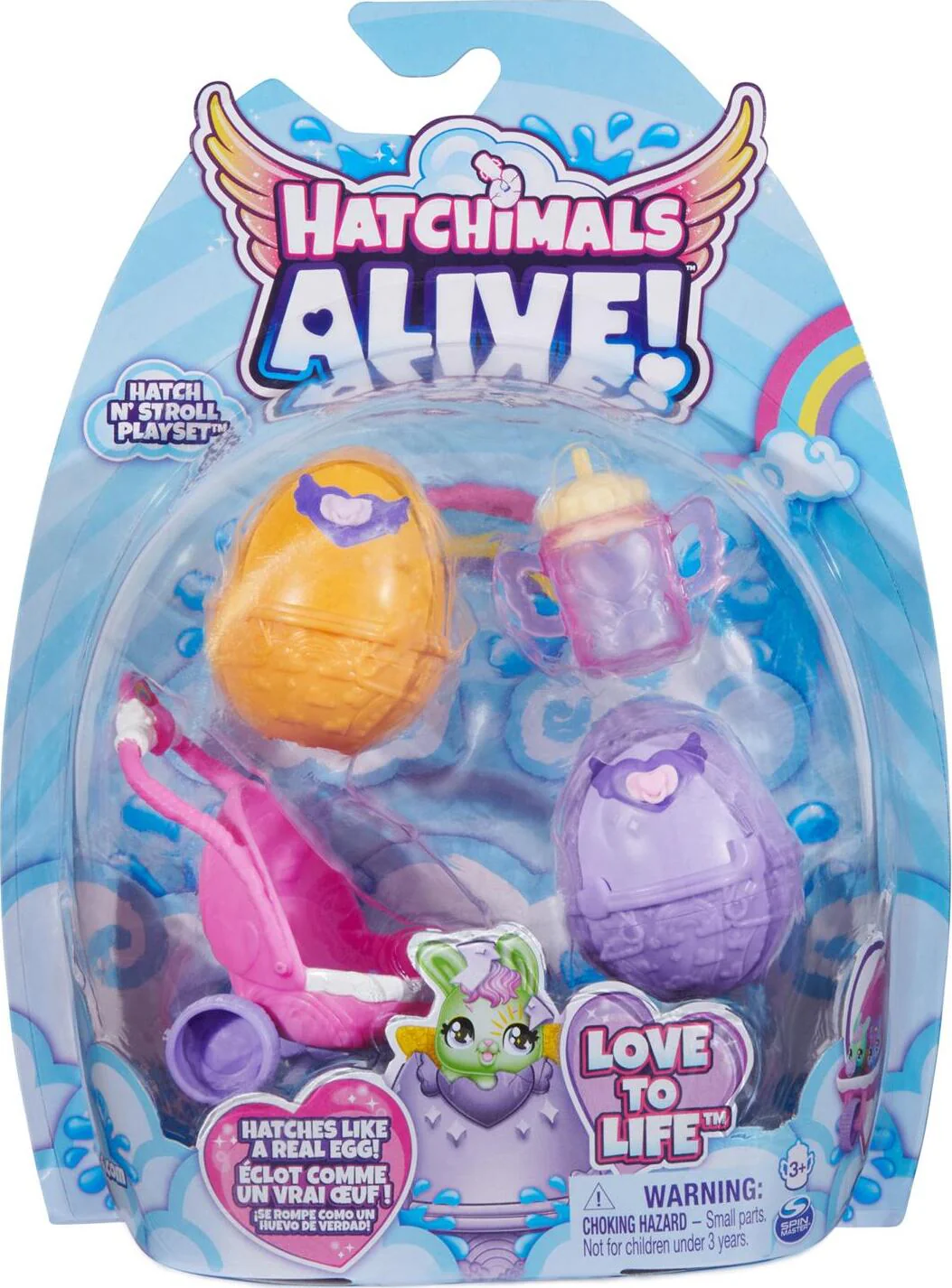 Hatchimals Alive Hatch n Stroll Playset