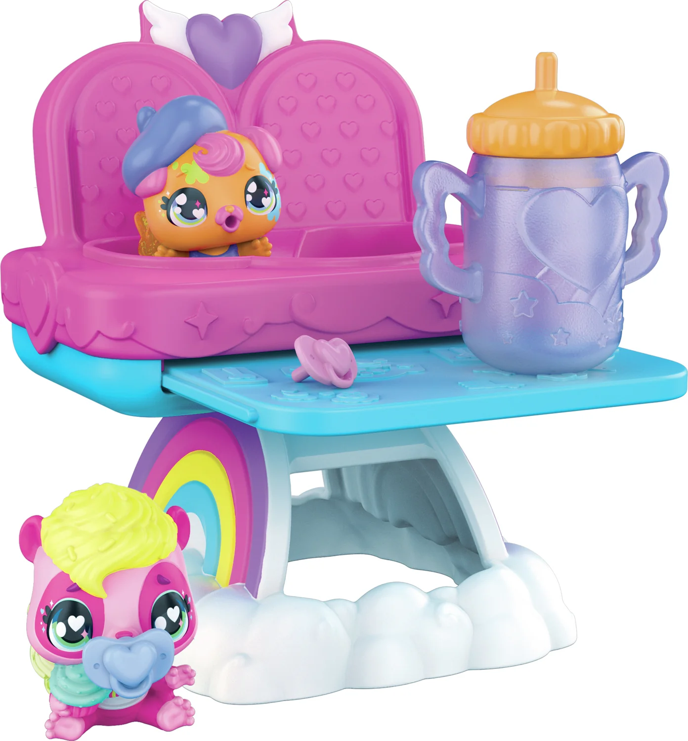 Hatchimals Alive, Hungry Playset with Highchair Toy and 2 Mini Figures - Image 4