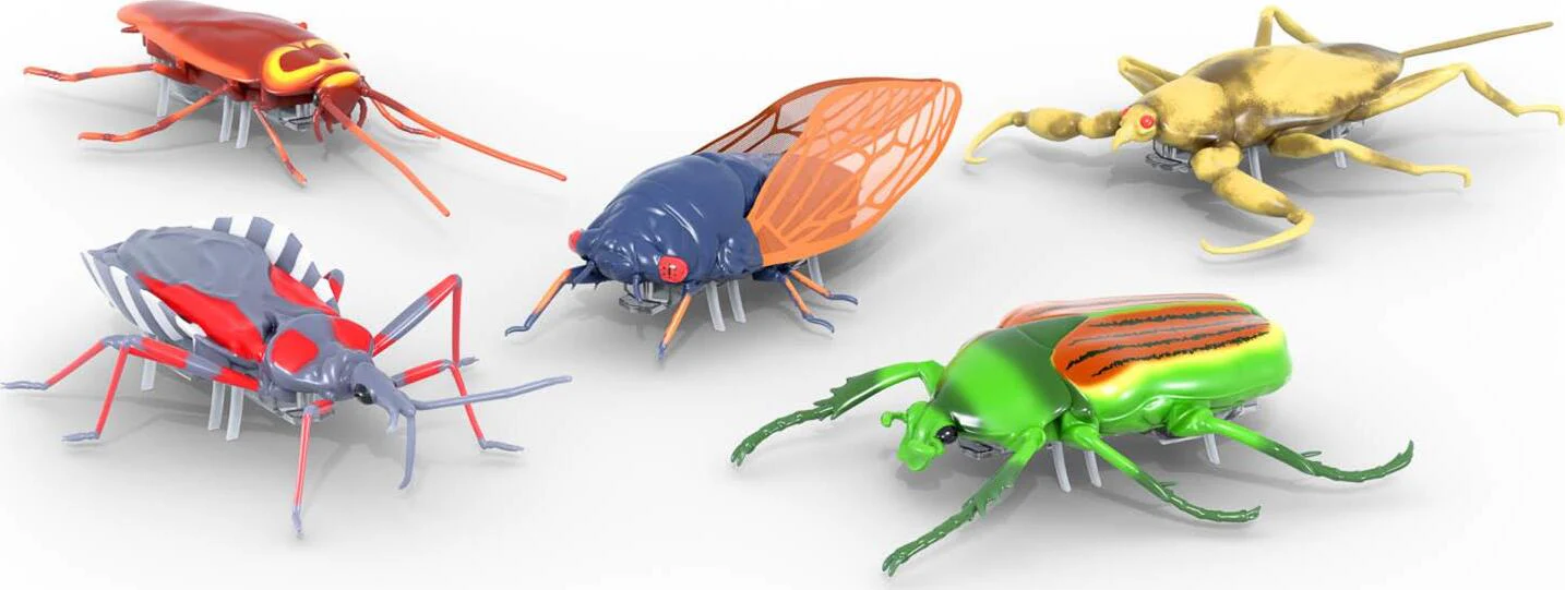 HEX BOTS Nano Real Bugs 5Pack