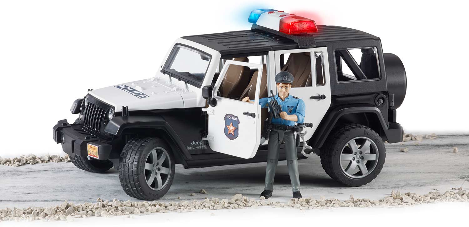 Jeep Wrangler Unlimited Rubicon Police vehicle with policeman - Image 5