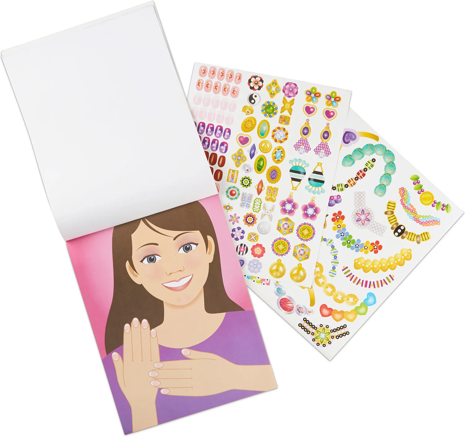 Jewelry & Nails Glitter Stickers Pad - Image 2