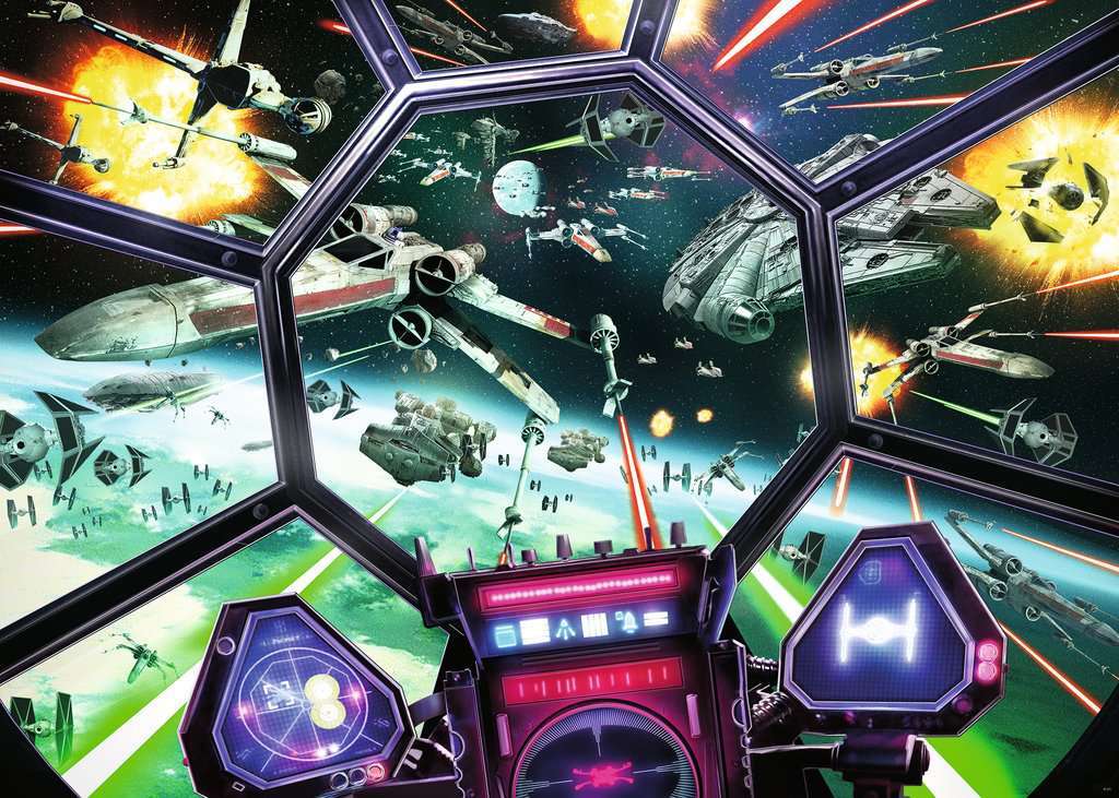 Jigsaw Puzzle Star Wars: TIE Fighter Cockpit - 1000 Pieces Puzzle - Image 2