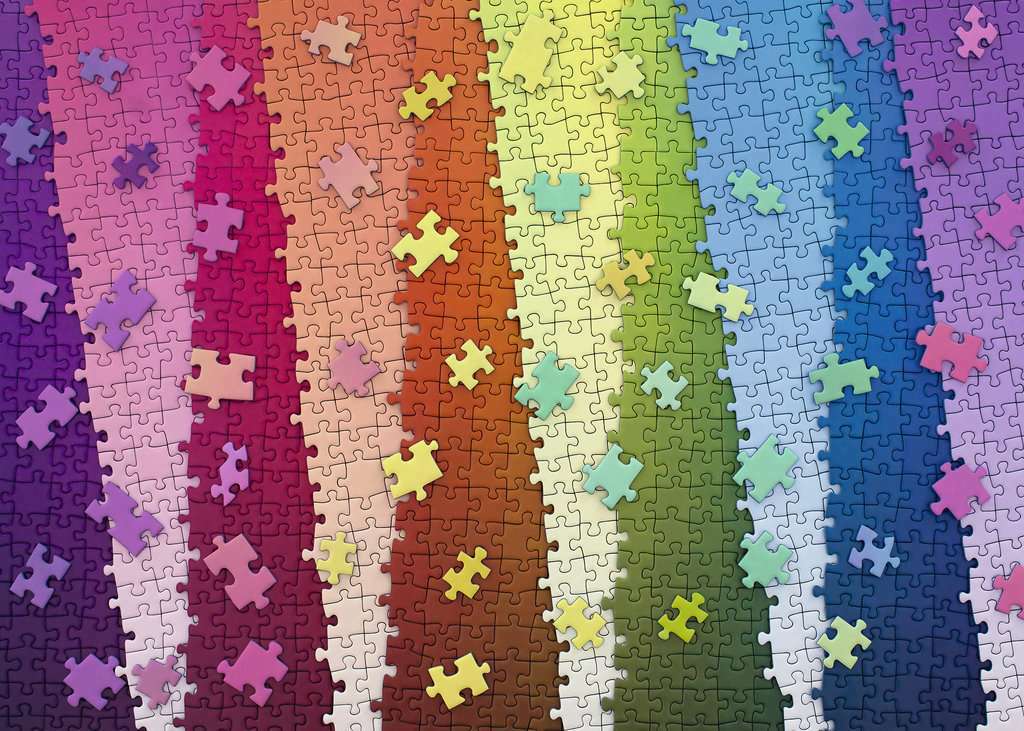Karen Puzzles: Colors on Colors (1000 Piece Puzzle) - Image 2